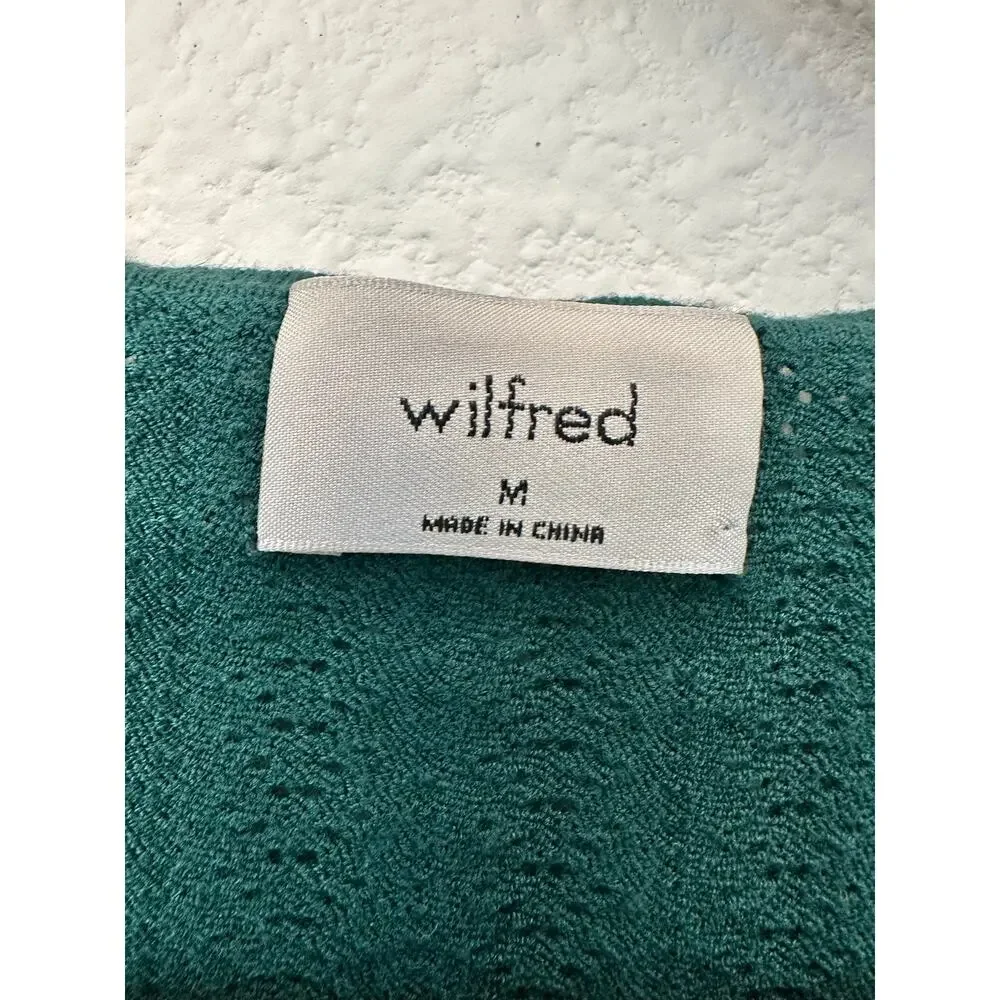 Aritzia Wilfred Soloist Sweater in Scarab - Size M - Picture 3 of 8